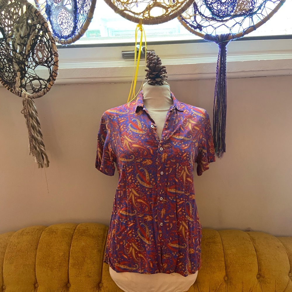 Paisley Button Up
